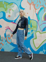 ROMWE X Alterfanart Street Life 2 In 1 Letter Skull Graphic A3A - PINK SHOP EG