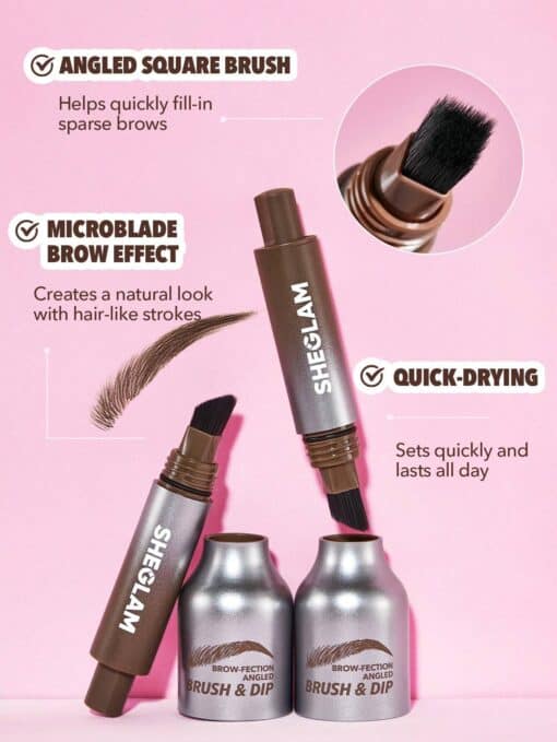 SHEGLAM Brow - Fection Angled Brush ممنوع الفتح H4 - PINK SHOP EG