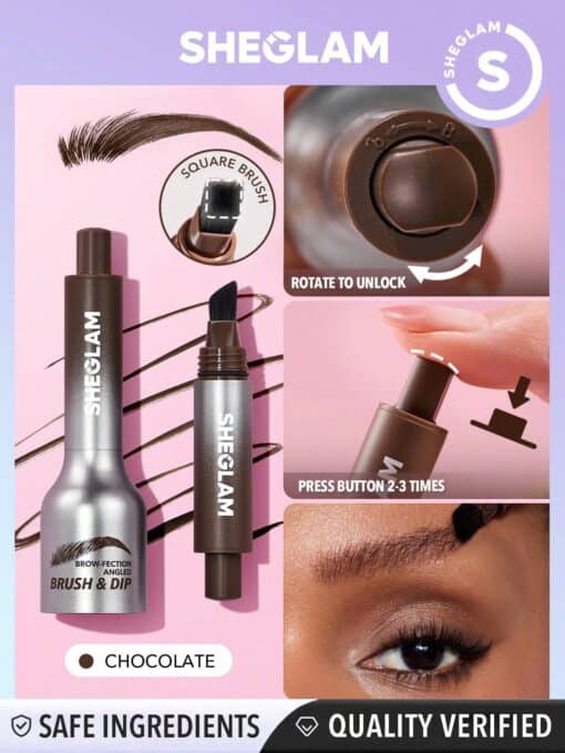 SHEGLAM Brow - Fection Angled Brush ممنوع الفتح H4 - PINK SHOP EG