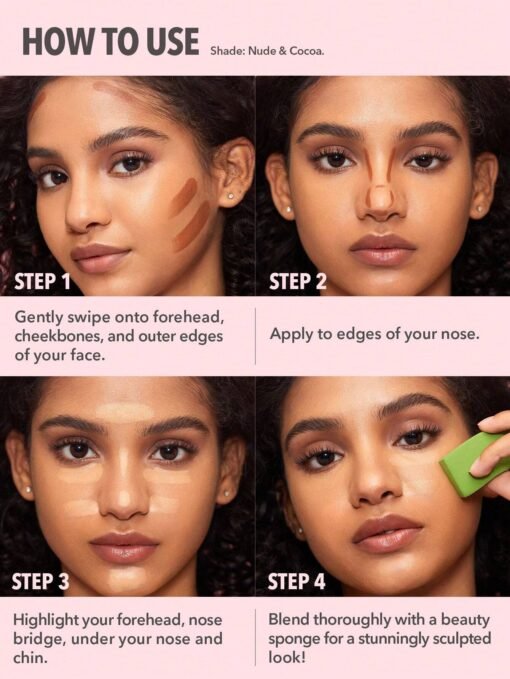 SHEGLAM Color & Sculpt Stick Pearl & Sand 2 In 1 Contour ممنوع الفتح H1 - PINK SHOP EG