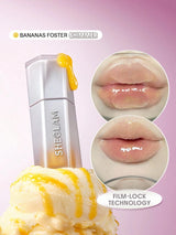 SHEGLAM Glass Lock Air Gloss - Bananas Foster Lip Combo - PINK SHOP EG