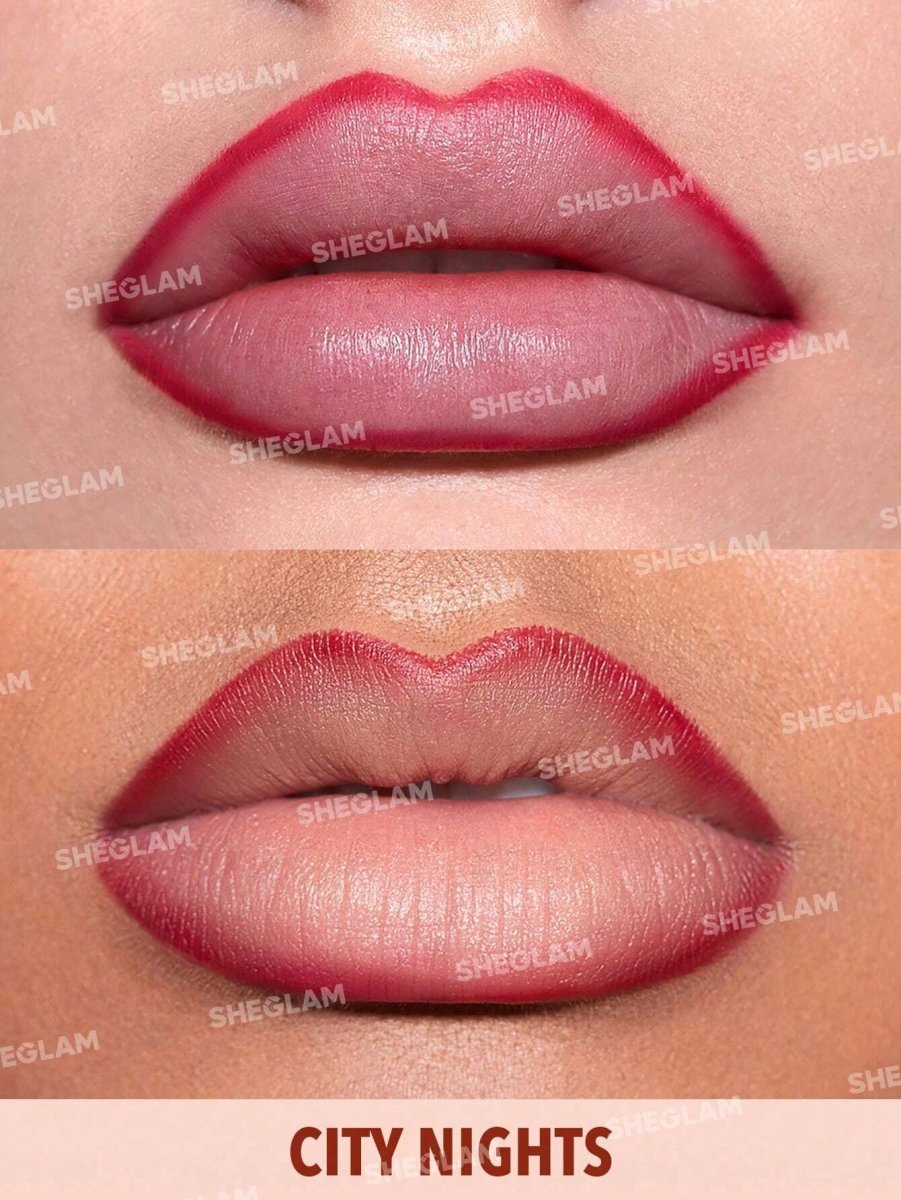 SHEGLAM Lip Facts Lip Liner - City Nights ممنوع الفتح H2 - PINK SHOP EG