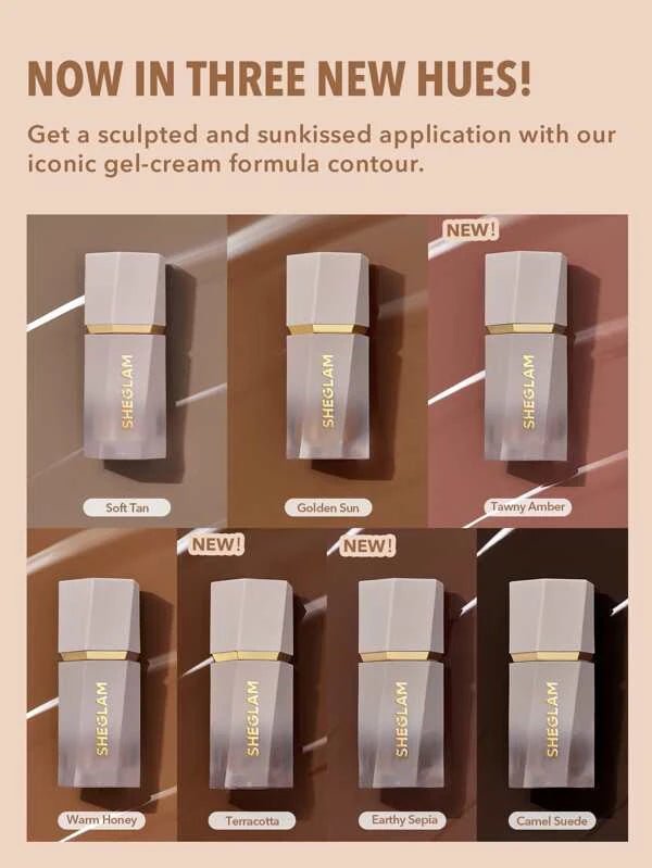 SHEGLAM Sun Sculpt Liquid Contour Warm Honey ممنوع الفتح H5 - PINK SHOP EG