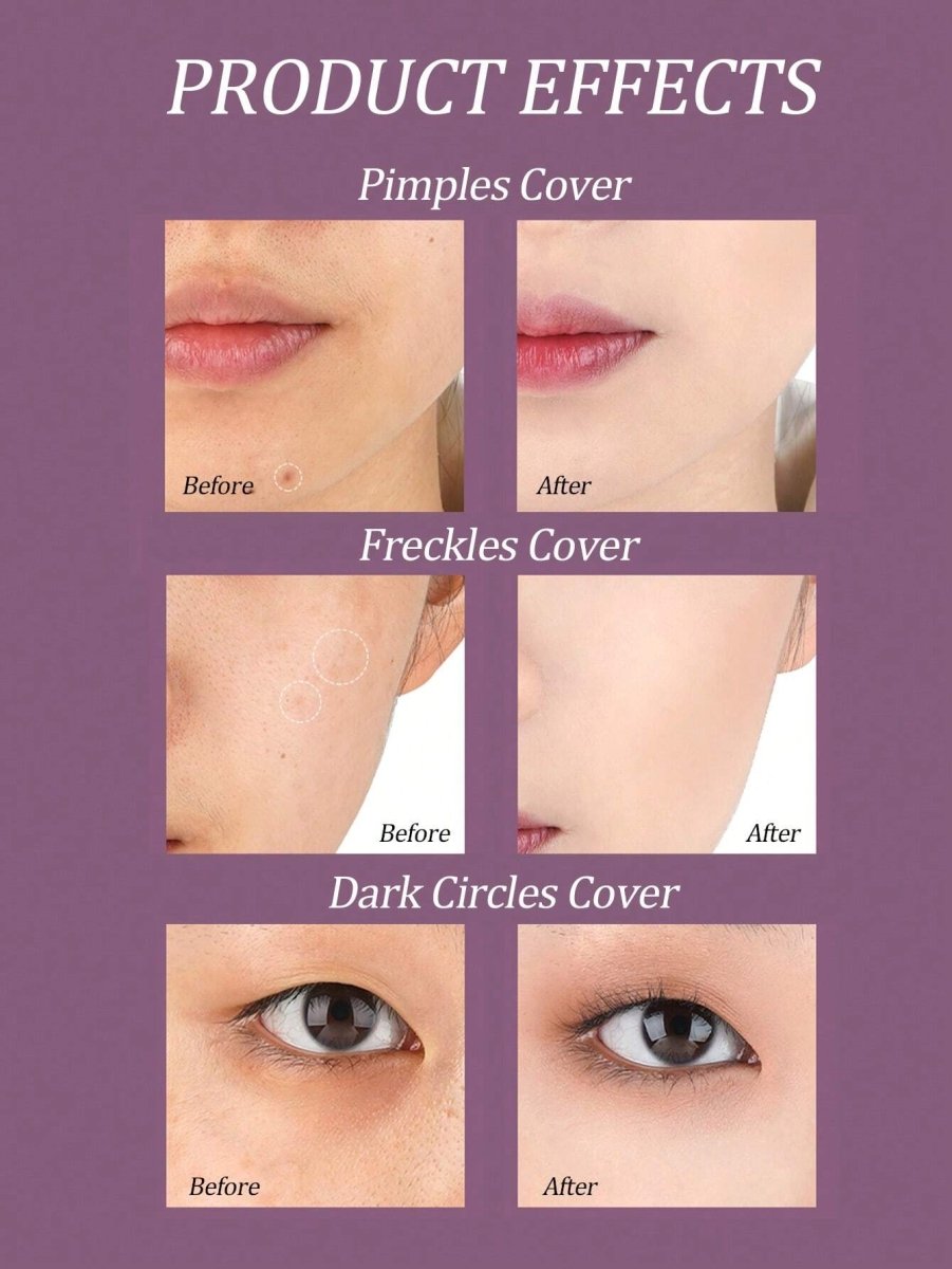 SHEIN 01 Elm Grape Three Colors Concealer Palette ممنوع الفتح H5 - PINK SHOP EG