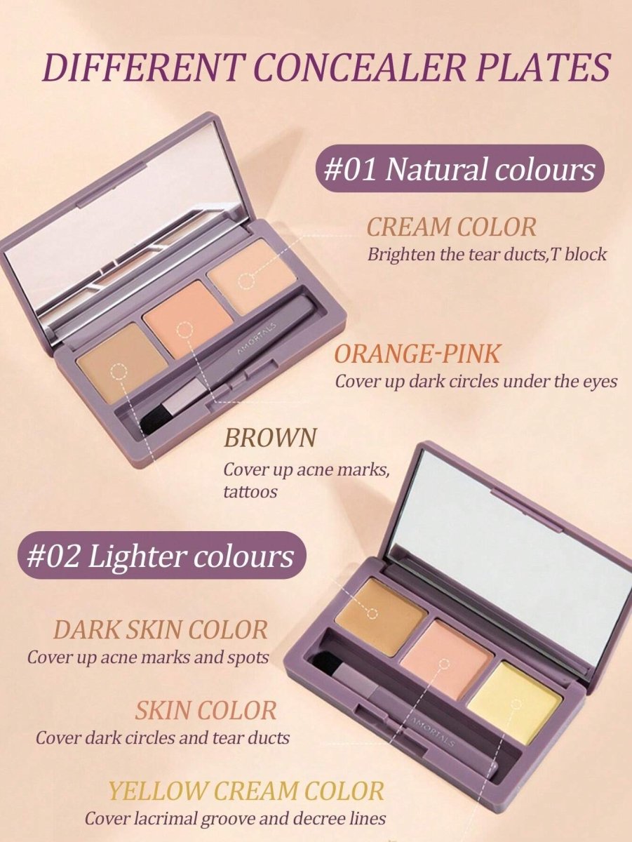 SHEIN 02 Aurmel Grape Concealer Palette ممنوع الفتح H2 - PINK SHOP EG