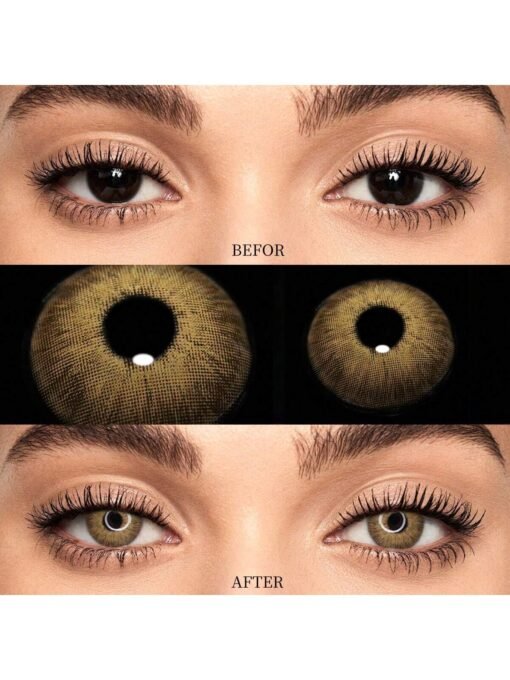 SHEIN 1 Pair Colored Contact Lenses ممنوع الفتح I1 - PINK SHOP EG
