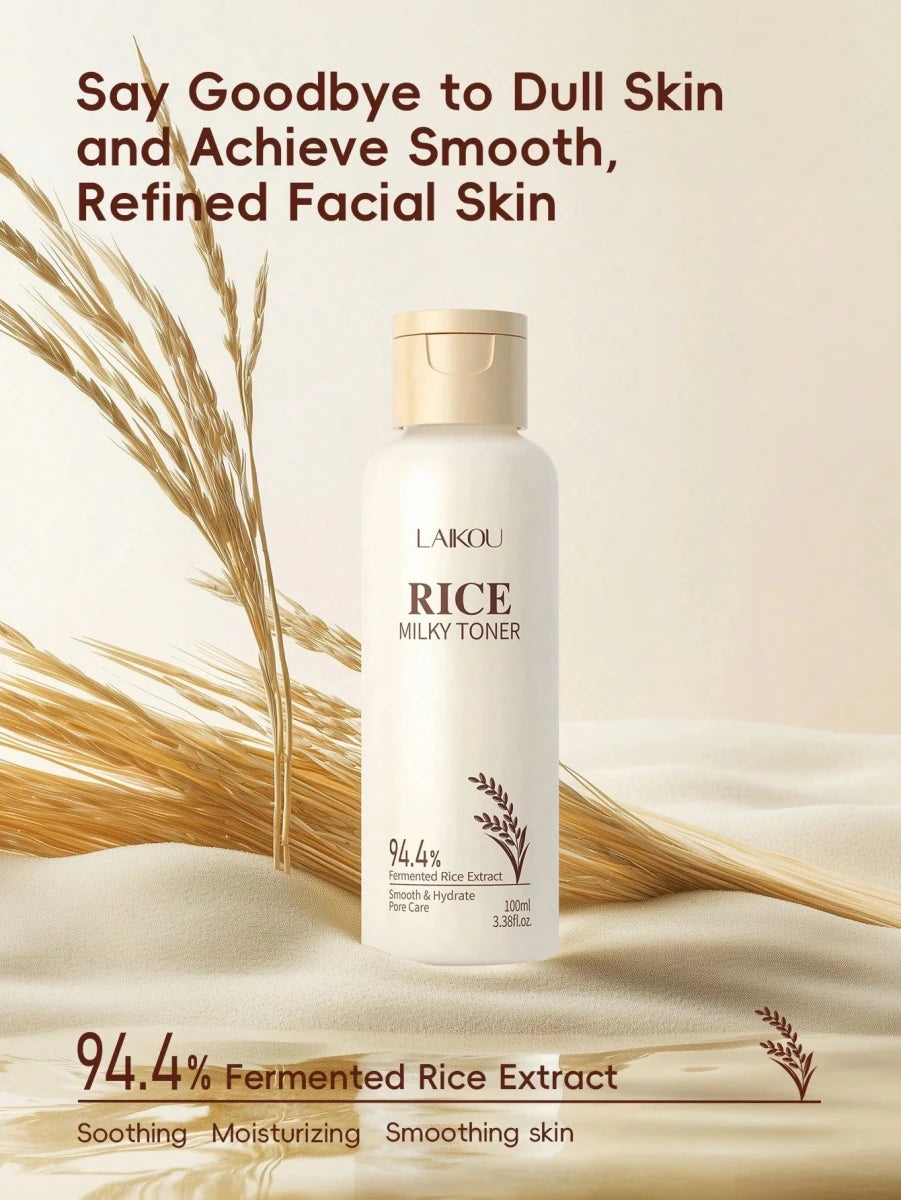 SHEIN 1 Pc Moisturizing LAIKOU Rice Milky Toner - PINK SHOP EG