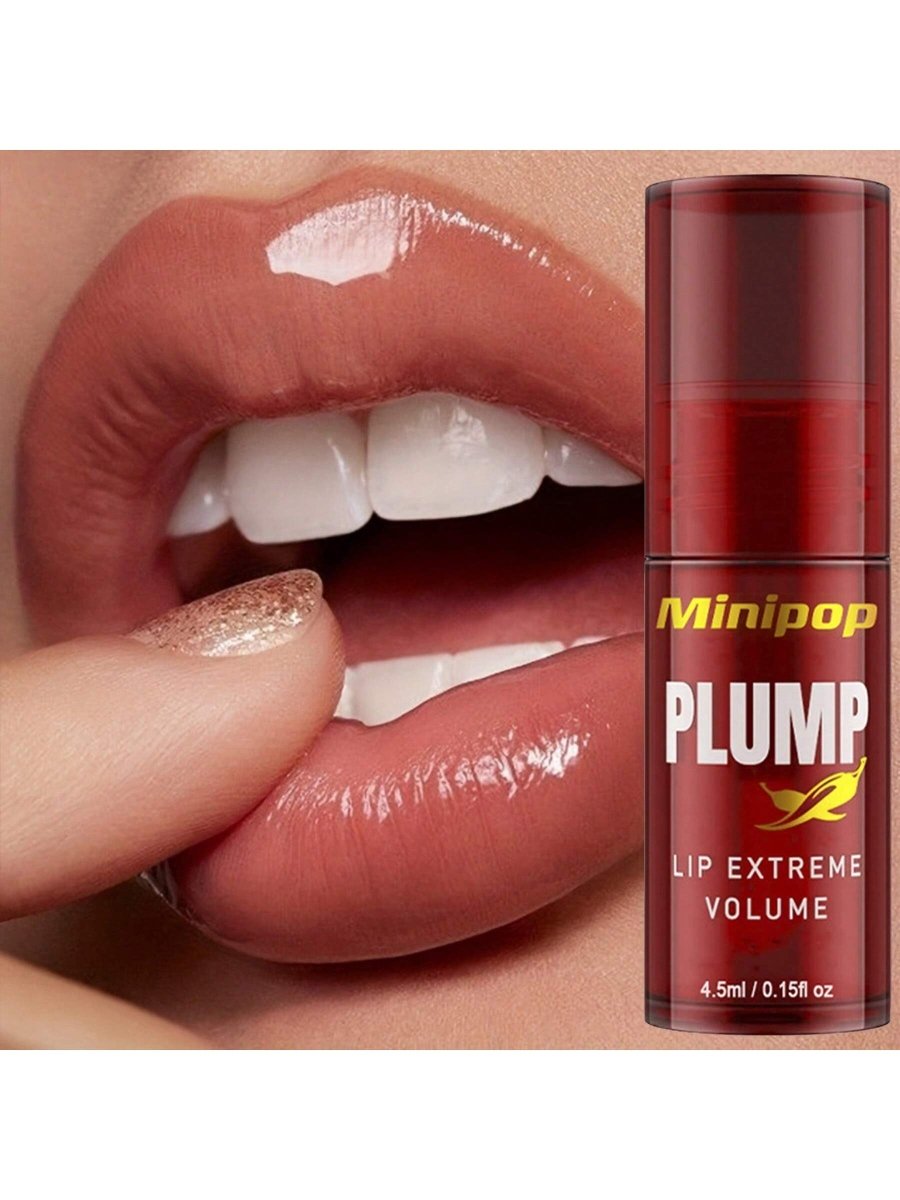 SHEIN 1pc Moisturizing Lip Plumper Oil, Nourishing & Plumping Lip Oil - PINK SHOP EG