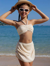 SHEIN 3pcs/Set Tween Girl Halter Bikini Set E3 - PINK SHOP EG