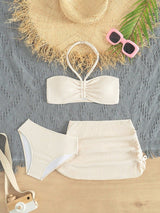 SHEIN 3pcs/Set Tween Girl Halter Bikini Set E3 - PINK SHOP EG