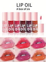 SHEIN 6 - Piece Hydrating Lip Oil Gloss Set – Plumping, Nourishing Lip - PINK SHOP EG