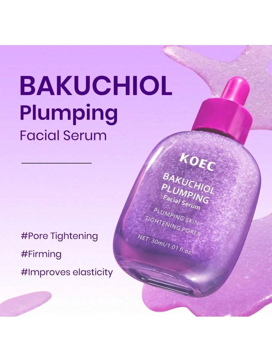 SHEIN Bakuchiol Plumping Facial Serum, Pore Minimize - PINK SHOP EG