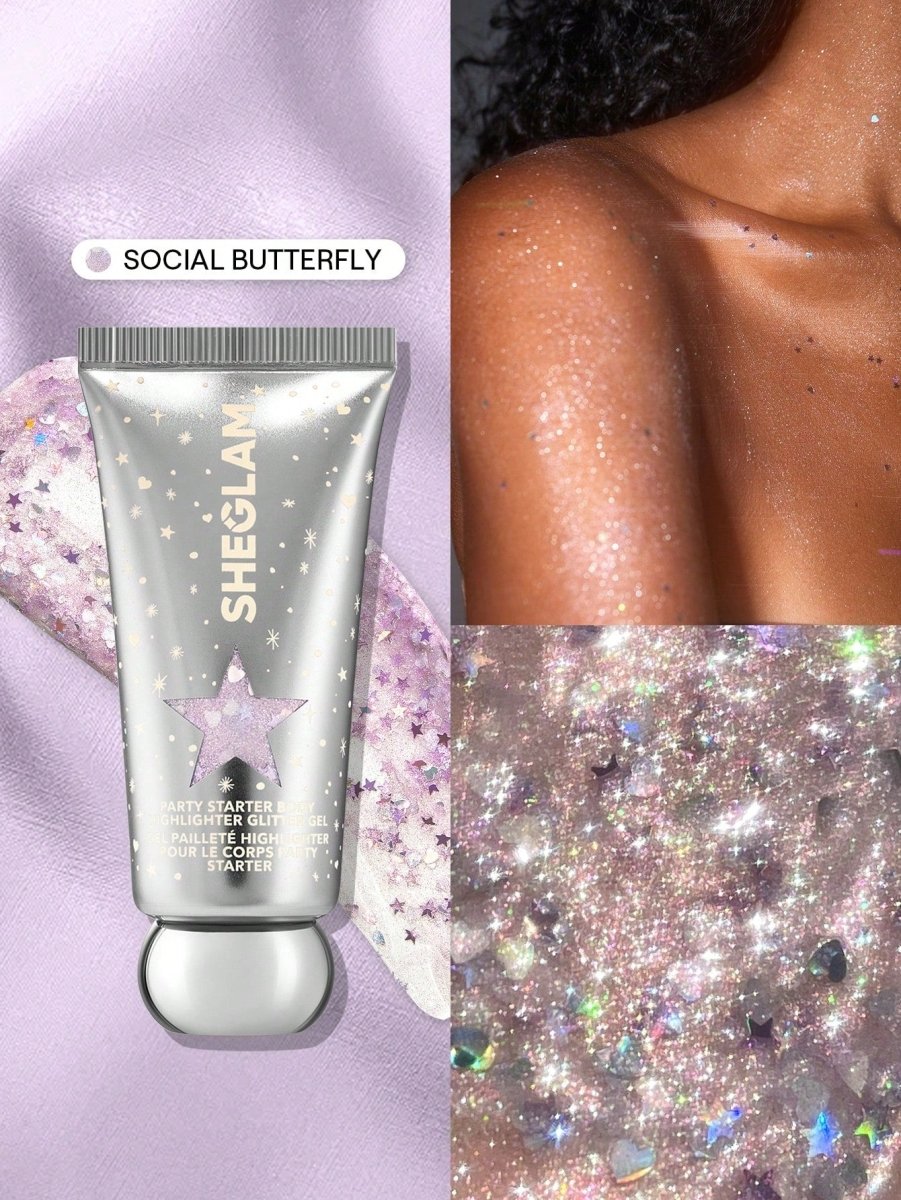 SHEIN Beauty SHEGLAM Starter Body Highlighter Glitter - PINK SHOP EG