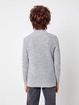 SHEIN Boys Mock - neck Letter Sweater K6B - PINK SHOP EG