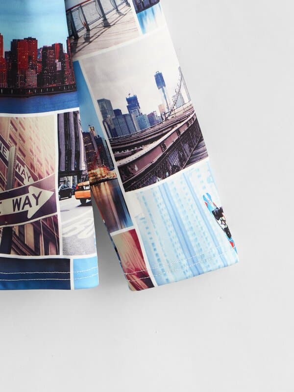 SHEIN Boys Picture Print Tee F1B - PINK SHOP EG