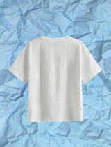 SHEIN Boys Slogan Graphic Tee K2A - PINK SHOP EG