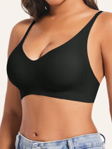 SHEIN BRA Women's Deep V - Neck Comfortable G2 - PINK SHOP EG