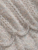 SHEIN DAZY Scallop Trim Pointelle Knit Sweater A4C - PINK SHOP EG