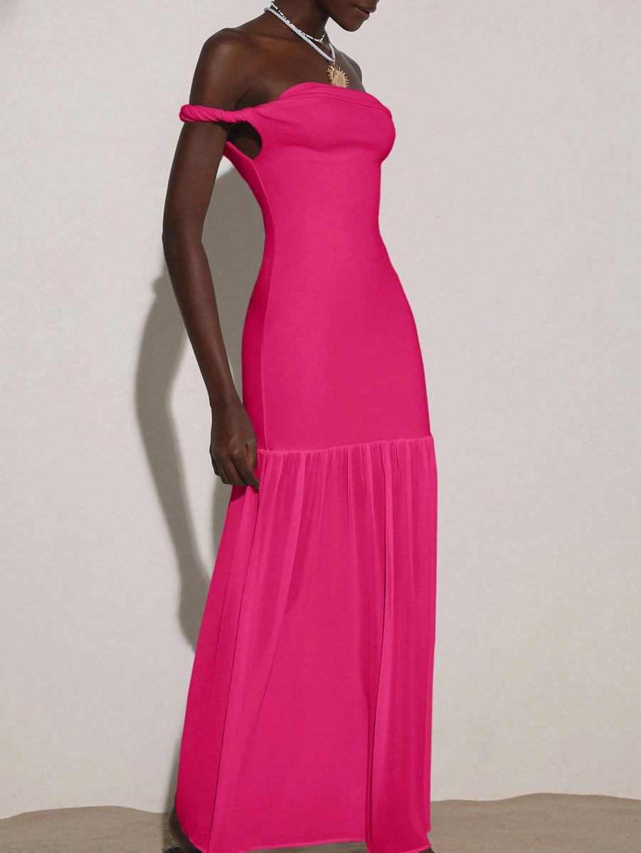 SHEIN DRESS Aveloria Modichic French Vacation Elegant D6B - PINK SHOP EG