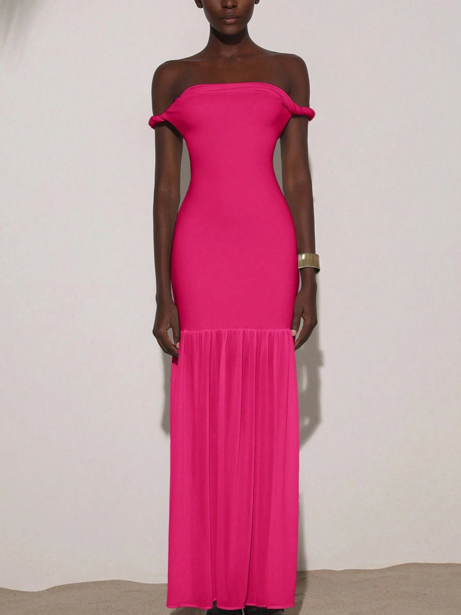 SHEIN DRESS Aveloria Modichic French Vacation Elegant D6B - PINK SHOP EG