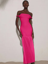 SHEIN DRESS Aveloria Modichic French Vacation Elegant D6B - PINK SHOP EG