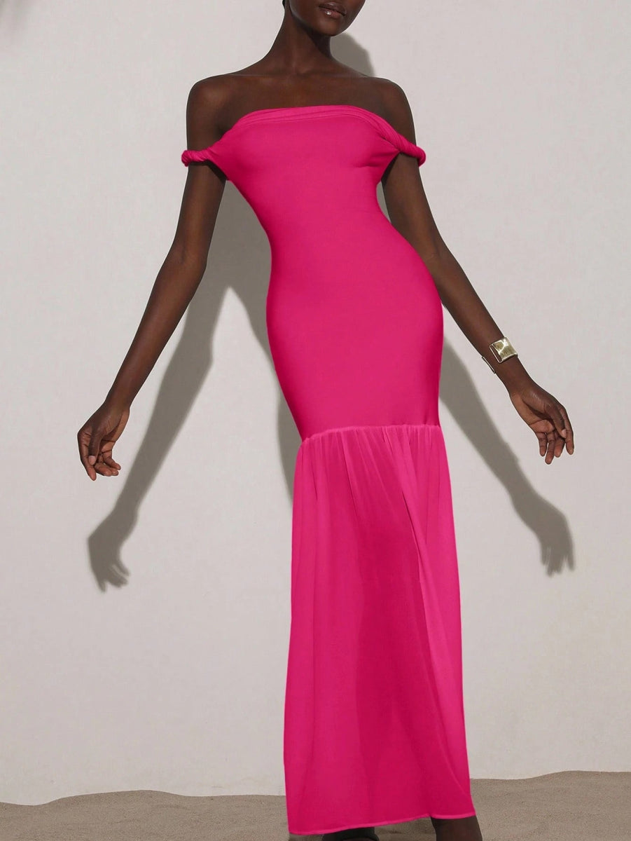 SHEIN DRESS Aveloria Modichic French Vacation Elegant D6B - PINK SHOP EG