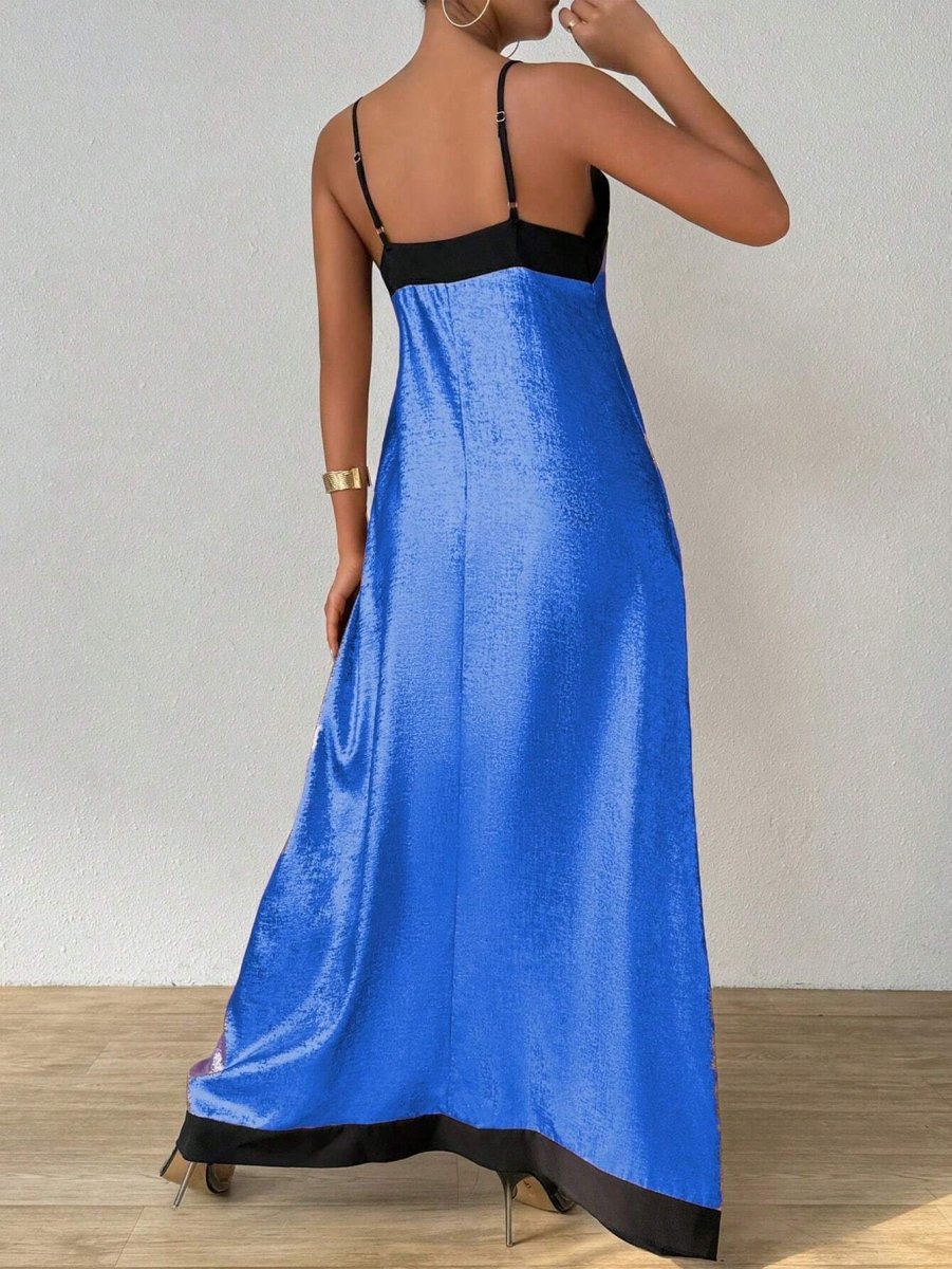 SHEIN DRESS Rafferiza Women's Colorblock Simple C3B - PINK SHOP EG