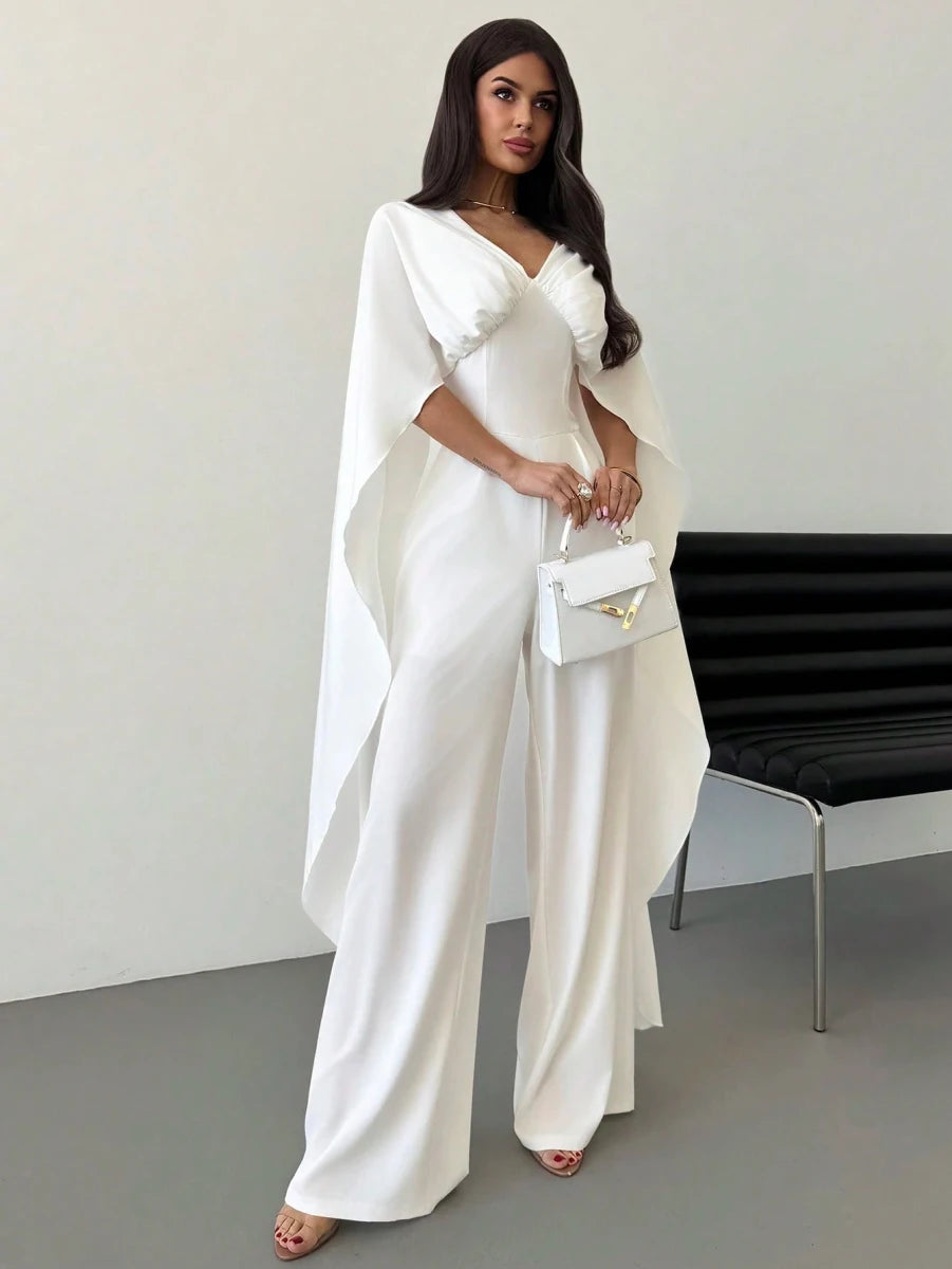 SHEIN Firerie Women's Elegant Minimalist Romantic Charm Vacation V - Neck - PINK SHOP EG