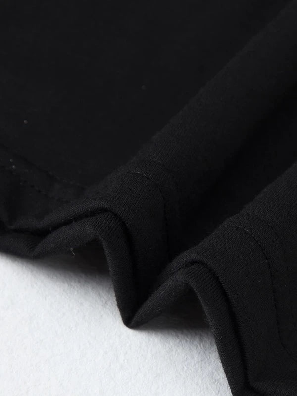 Shein Girls Letter & Cartoon Graphic Ruffle Tee K6C - PINK SHOP EG