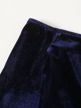 SHEIN Girls Off Shoulder Velvet Romper F1C - PINK SHOP EG