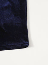 SHEIN Girls Off Shoulder Velvet Romper F1C - PINK SHOP EG