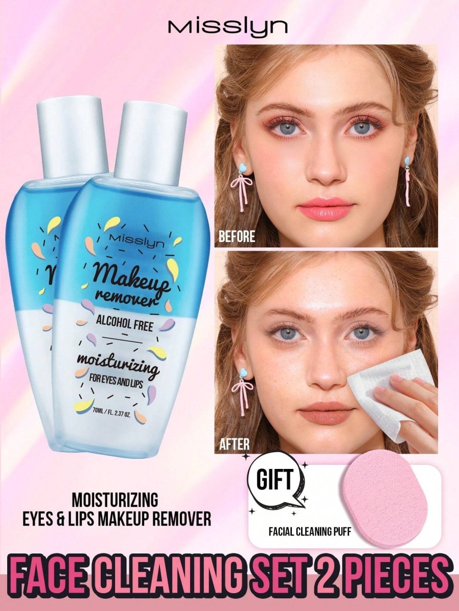 SHEIN Misslyn MAKEUP REMOVER MOISTURIZING FOR ممنوع الفتح H4 - PINK SHOP EG
