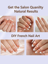 SHEIN Nail Pre - French Gel Tips - Soft Gel System: 120 Pieces - PINK SHOP EG