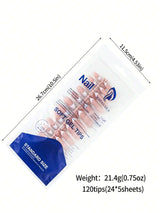 SHEIN Nail Pre - French Gel Tips - Soft Gel System: 120 Pieces - PINK SHOP EG