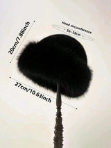 SHEIN New Winter Furry Hats For Women, Autumn/Winter European & Korean Style G1 - PINK SHOP EG