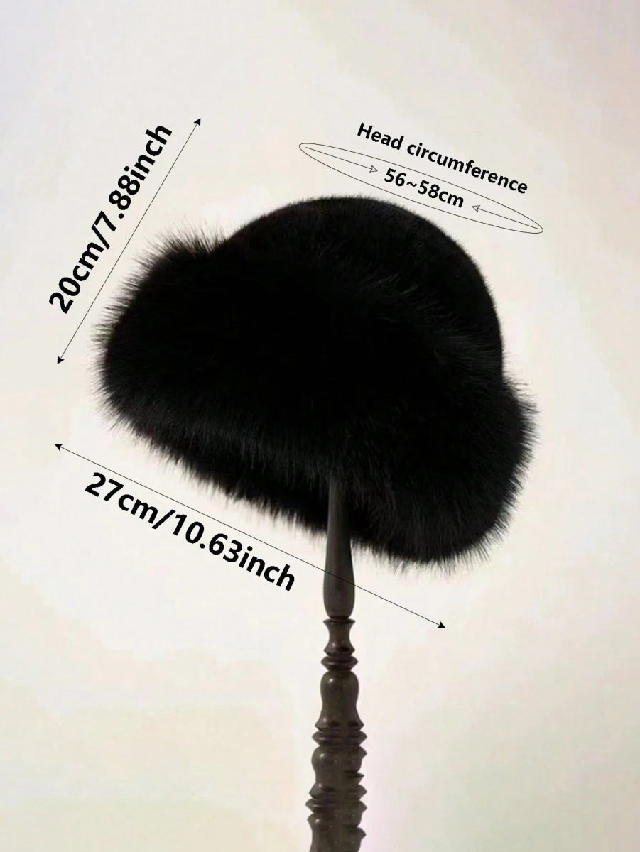 SHEIN New Winter Furry Hats For Women, Autumn/Winter European & Korean Style G1 - PINK SHOP EG
