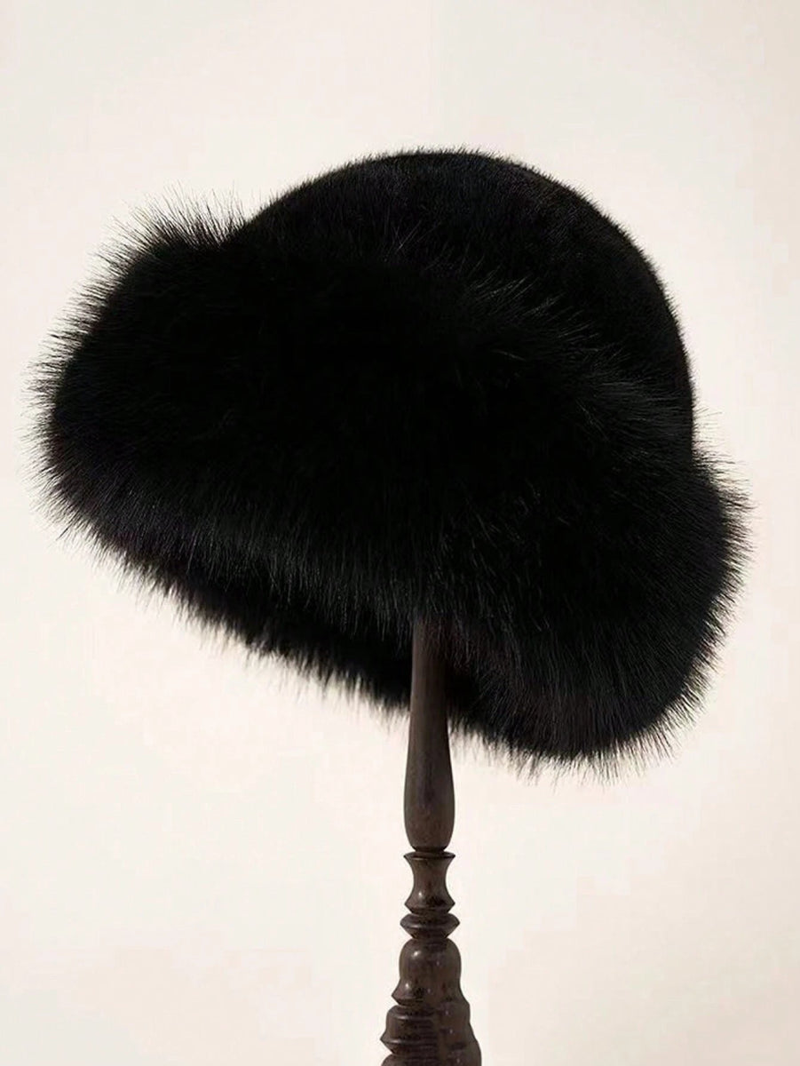 SHEIN New Winter Furry Hats For Women, Autumn/Winter European & Korean Style G1 - PINK SHOP EG