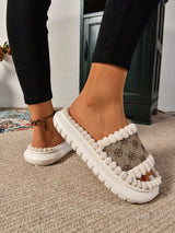 SHEIN New Women Flat Slippers, Fashion Lightweight Comfortable I6 - PINK SHOP EG