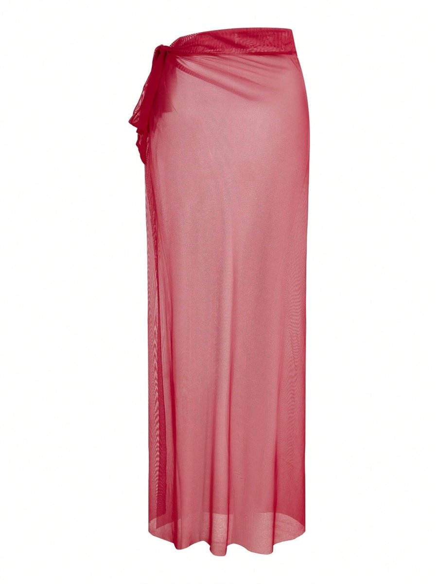 SHEIN Swim Oasis Women's Solid Color Ruched Sexy E3 - PINK SHOP EG