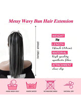 SHEIN Synthetic Waterfall Long Straight Hair Claw Clip I2 - PINK SHOP EG