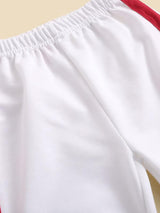 SHEIN Toddler Boys Number And Letter Graphic K2A - PINK SHOP EG