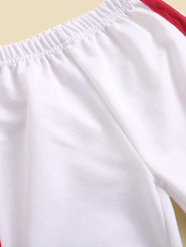 SHEIN Toddler Boys Number And Letter Graphic K2A - PINK SHOP EG