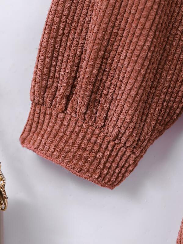 Shein Toddler Girls Belted Button Through Coat K4A - PINK SHOP EG