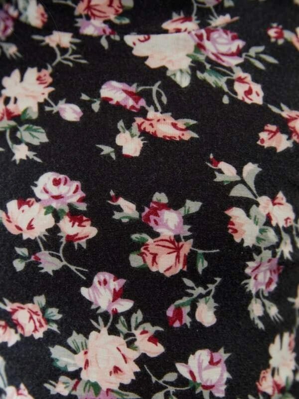 SHEIN Toddler Girls Floral Print Mock Neck Tee K5A - PINK SHOP EG