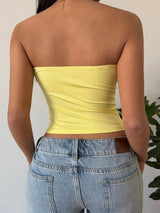 SHEIN TOP EZwear Women's Plain Simple Casual Daily A4B - PINK SHOP EG