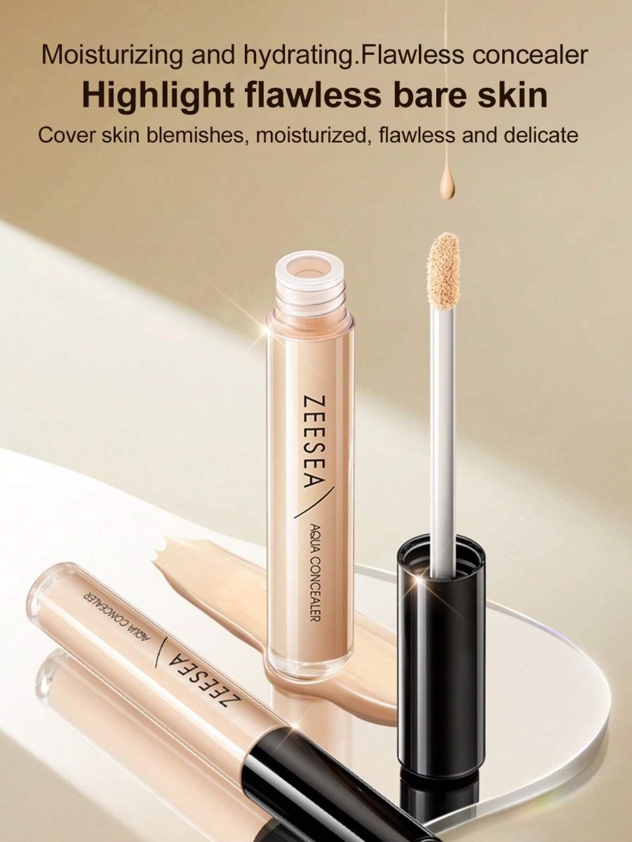 shein Zeesea Aqua Flawless Concealer Cover Facial Blemishes ممنوع الفتح H4 - PINK SHOP EG