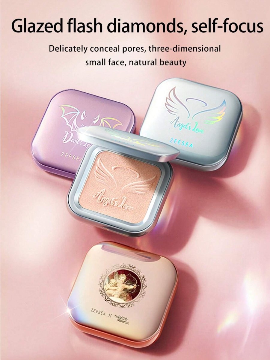 SHEIN Zeesea Cupid Series Shimmer Highlighting Powder ممنوع الفتح H2 - PINK SHOP EG
