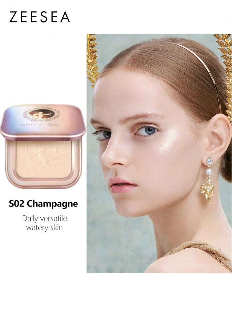 SHEIN Zeesea Cupid Series Shimmer Highlighting Powder ممنوع الفتح H2 - PINK SHOP EG