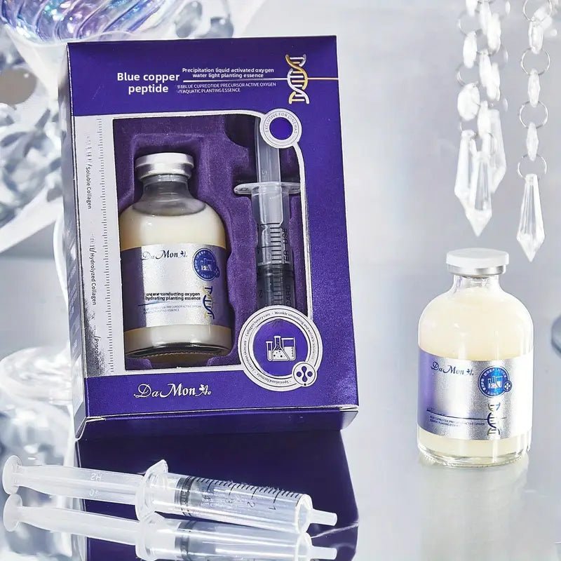 Temu Blue Copper Peptide Hyaluronic Acid ممنوع الفتح I3 - PINK SHOP EG