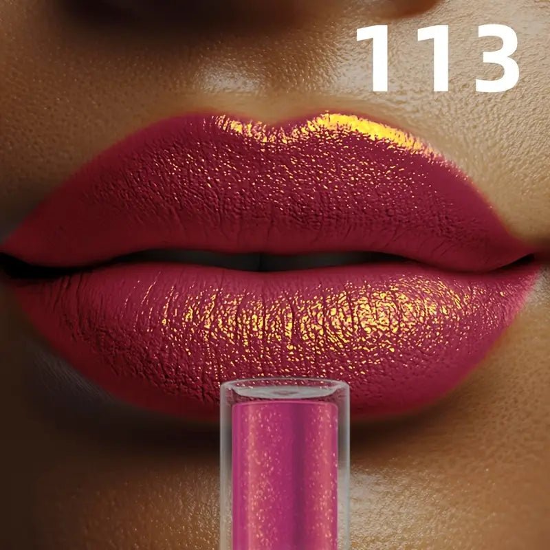 Temu Long - Lasting Waterproof Lip Glaze Gloss ممنوع الفتح I4 - PINK SHOP EG
